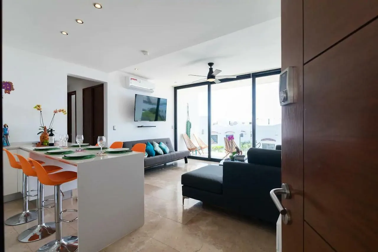 Oasis 2Br Btw 5Ta And Beach Early-Late Check In-Out Option Playa del Carmen Apartment