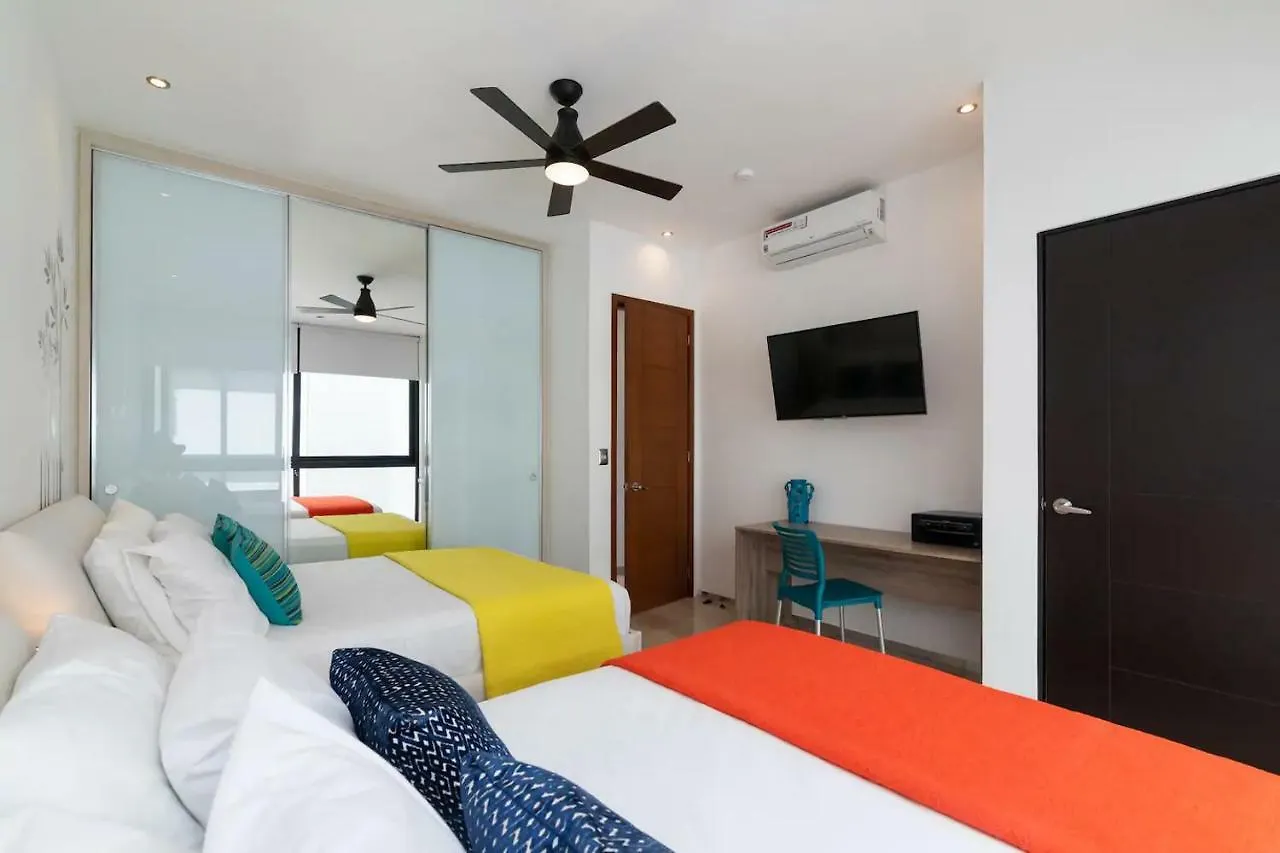 Oasis 2Br Btw 5Ta And Beach Early-Late Check In-Out Option Playa del Carmen Apartment
