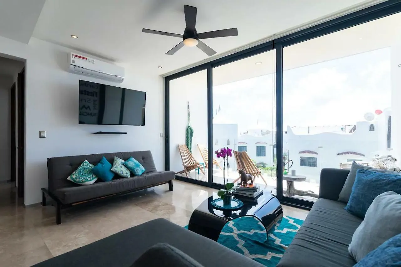 Oasis 2Br Btw 5Ta And Beach Early-Late Check In-Out Option Playa del Carmen Apartment